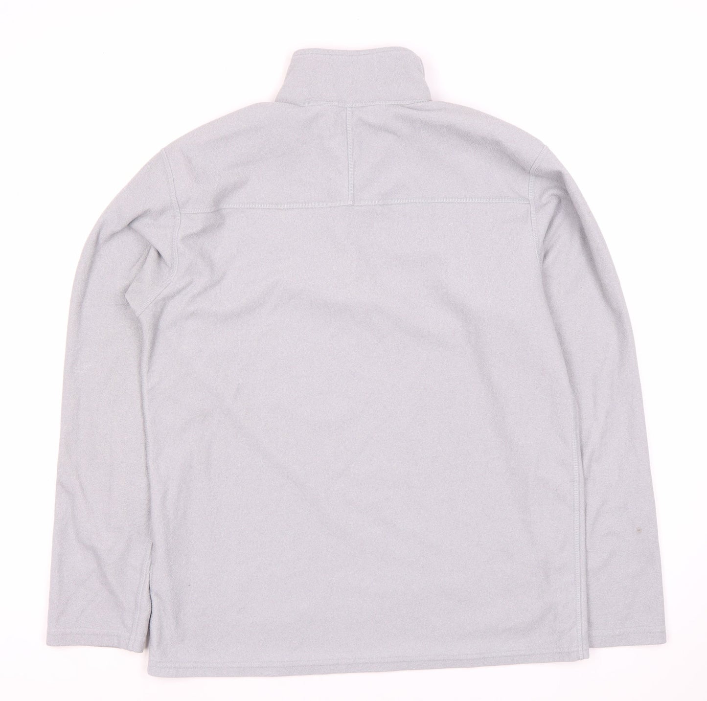 The North Face Men's Grey 1/4 Zip Fleece Sweatshirt M