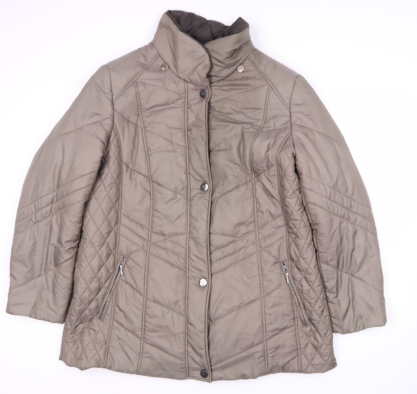 Cotswold Collections Brown Quilted Women's Jacket Size 20