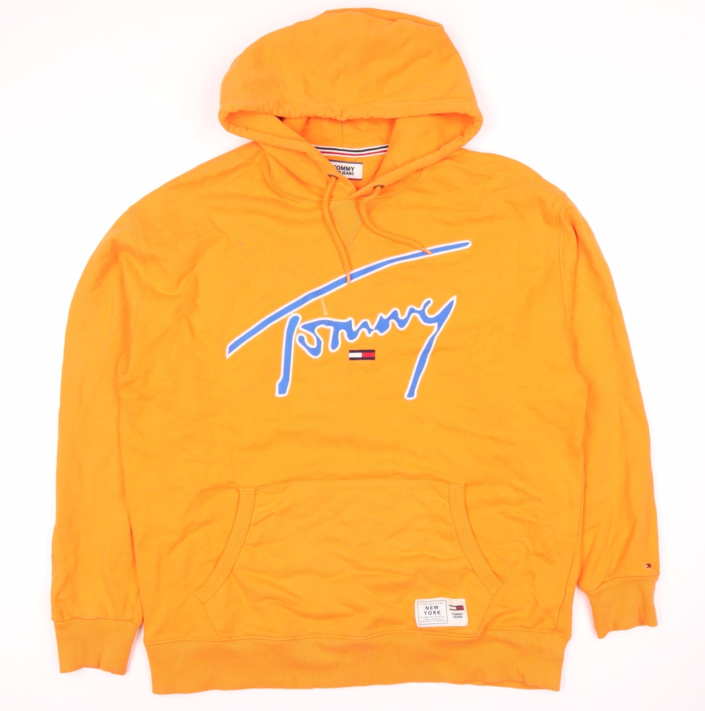 Tommy Jeans Men's Orange 2XL Pullover Hoodie