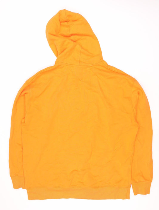 Tommy Jeans Men's Orange 2XL Pullover Hoodie