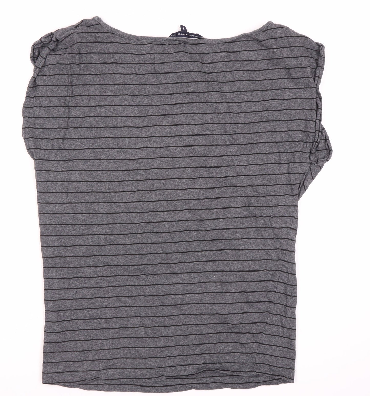 Womens UK Size S French Connection Grey Basic T-Shirt