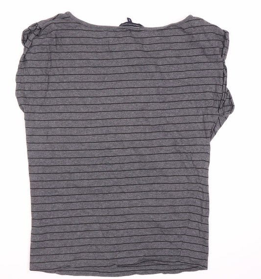 Womens UK Size S French Connection Grey Basic T-Shirt