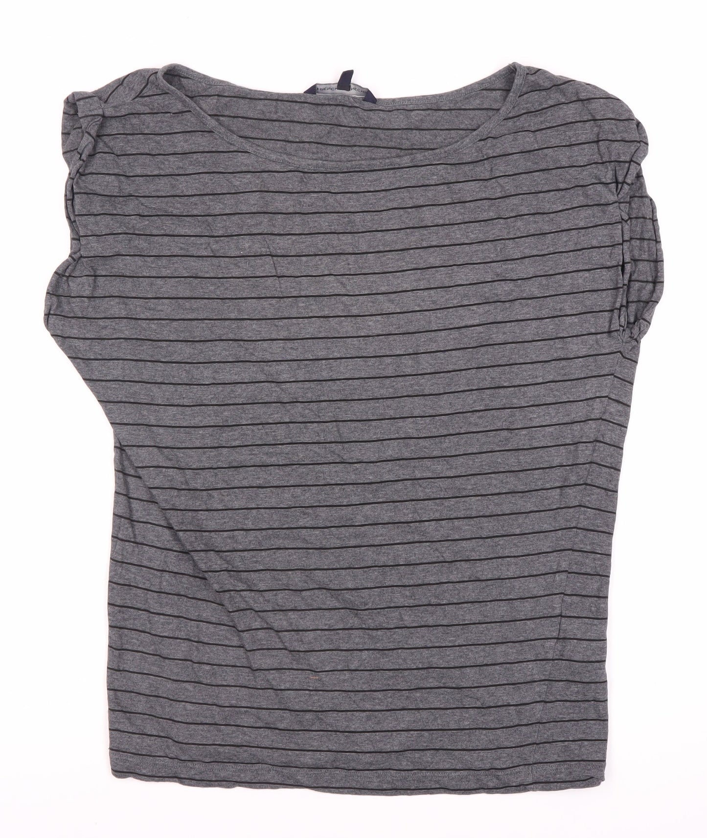 Womens UK Size S French Connection Grey Basic T-Shirt