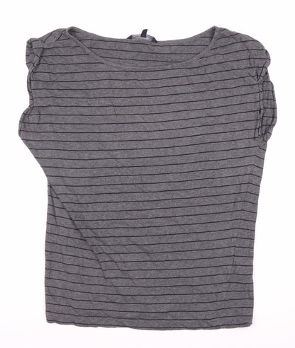 Womens UK Size S French Connection Grey Basic T-Shirt