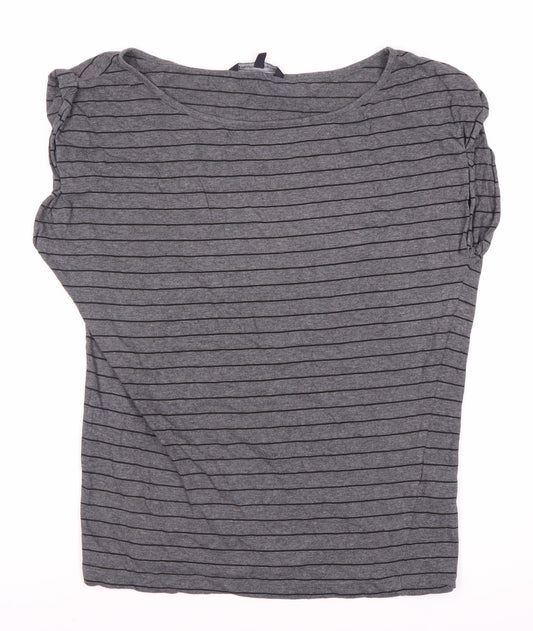 Womens UK Size S French Connection Grey Basic T-Shirt