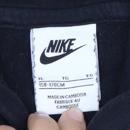 Nike Boys Black Pullover Hoodie XL Long Sleeve Casual