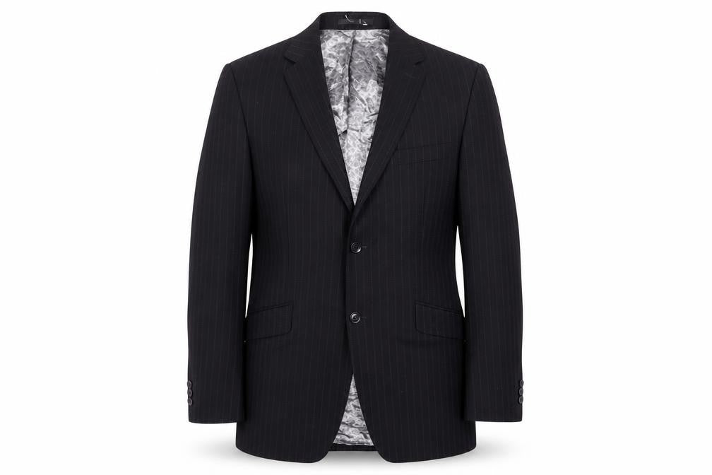 Mens UK Size 42 Jeff Banks Regular Black Suit Jacket