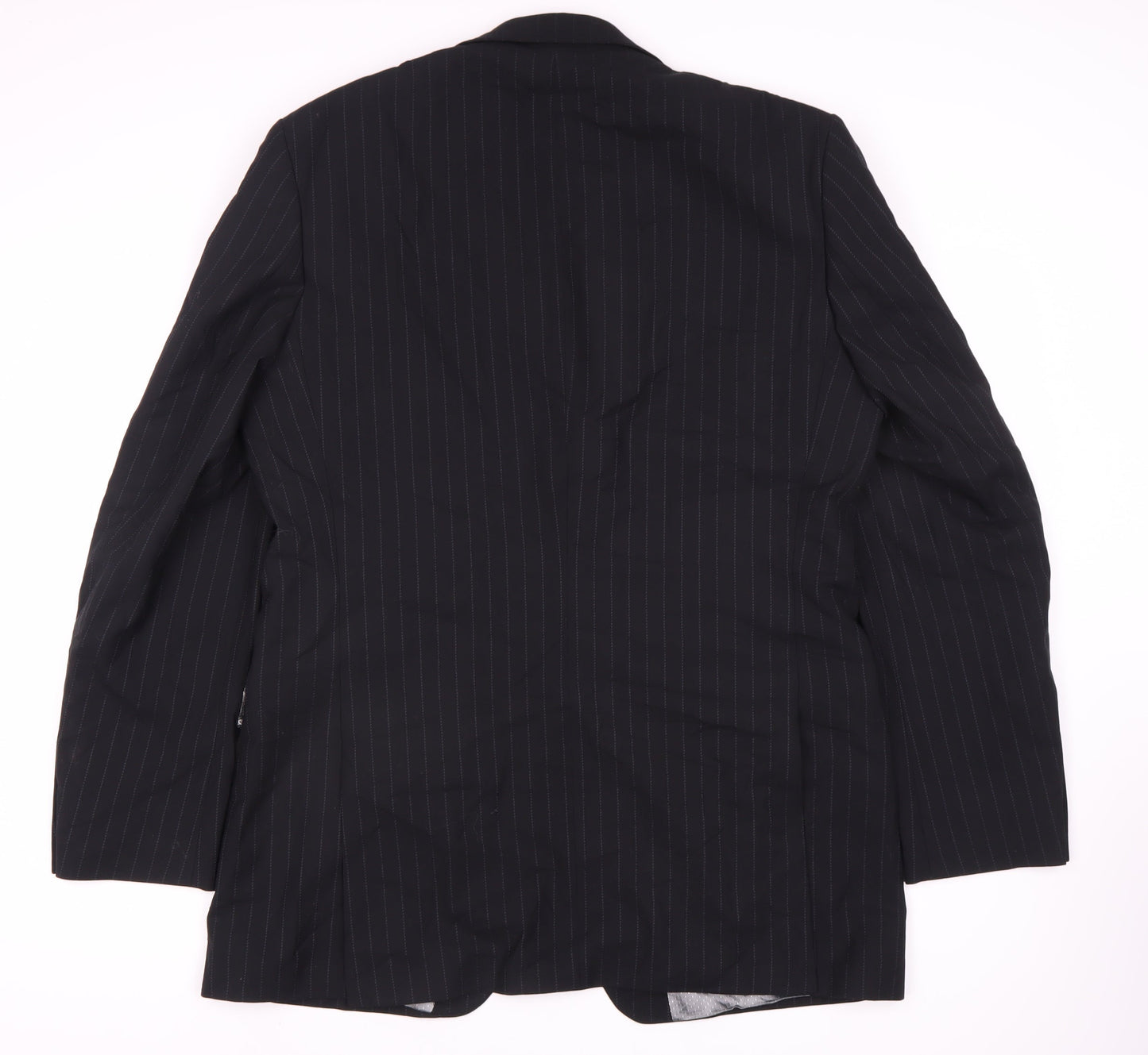 Mens UK Size 42 Jeff Banks Regular Black Suit Jacket