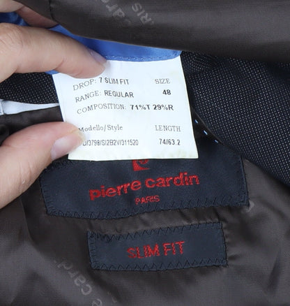 Mens UK Size 38 Pierre Cardin Regular Brown Suit Jacket