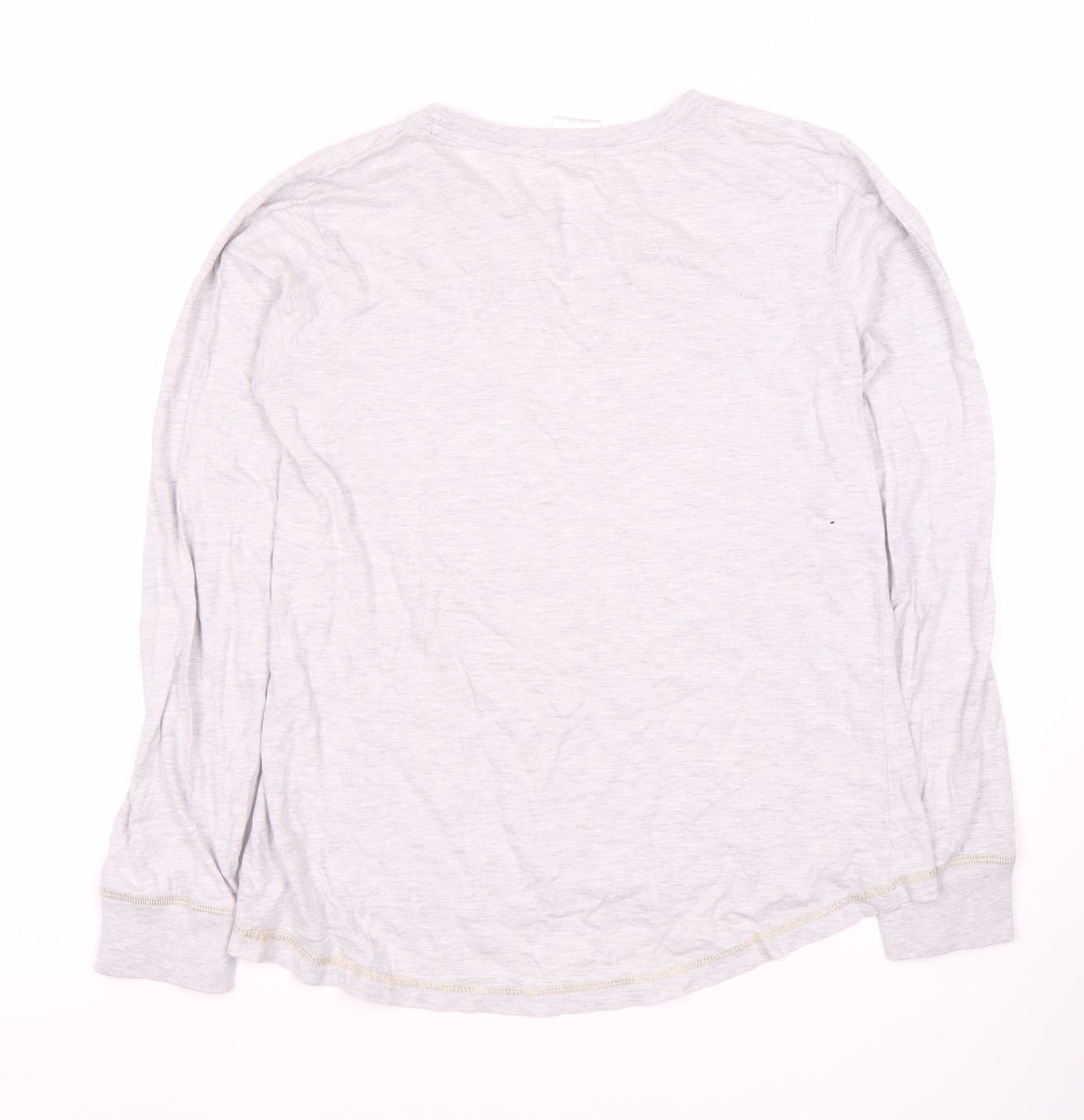 Strictly Come Dancing Girls Long Sleeve Grey Sequin Top 8-10