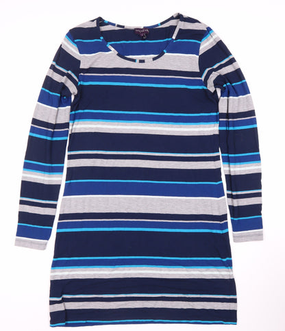 Long Tall Sally Women's Multicoloured Striped Shift Dress M