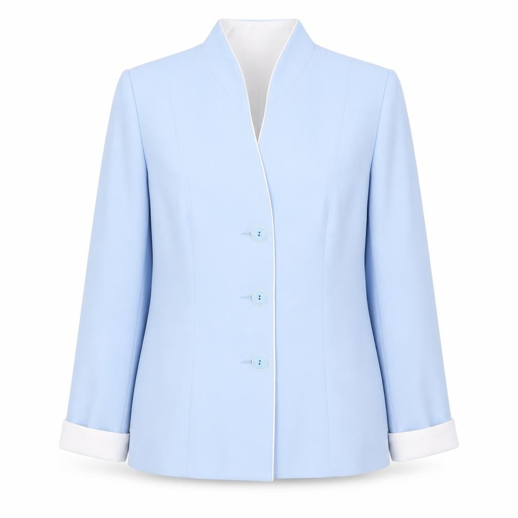 Womens UK Size 12 Roman Regular Blue Blazer