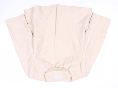 CC Petite Women Beige Suit Jacket Size 12