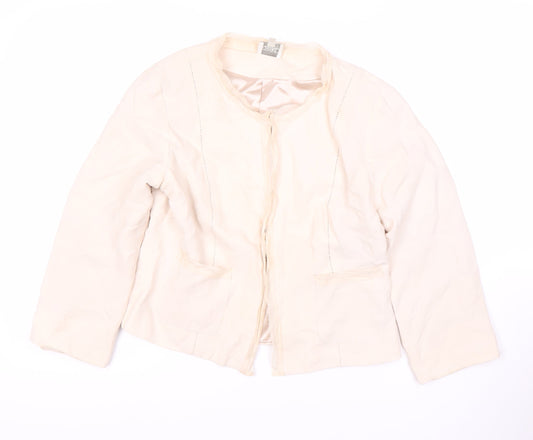 Kaliko Women's Ivory Blazer - Size 8, Silk/Linen