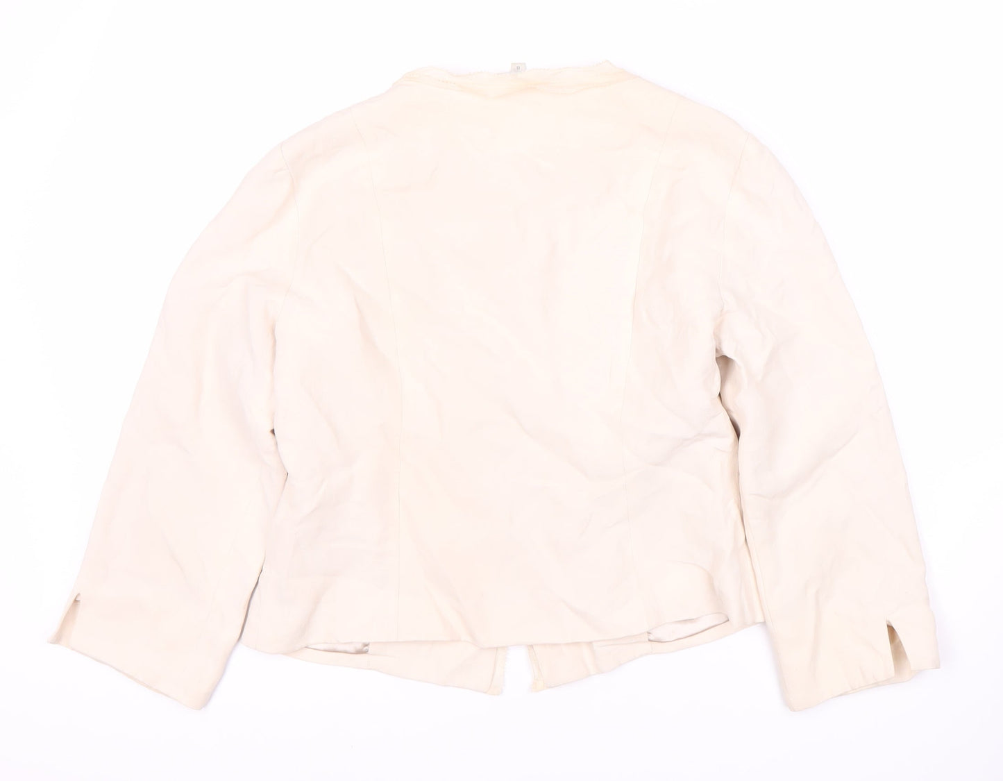 Kaliko Women's Ivory Blazer - Size 8, Silk/Linen