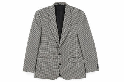 Front view of Centaur Today unisex houndstooth suit jacket 38r
