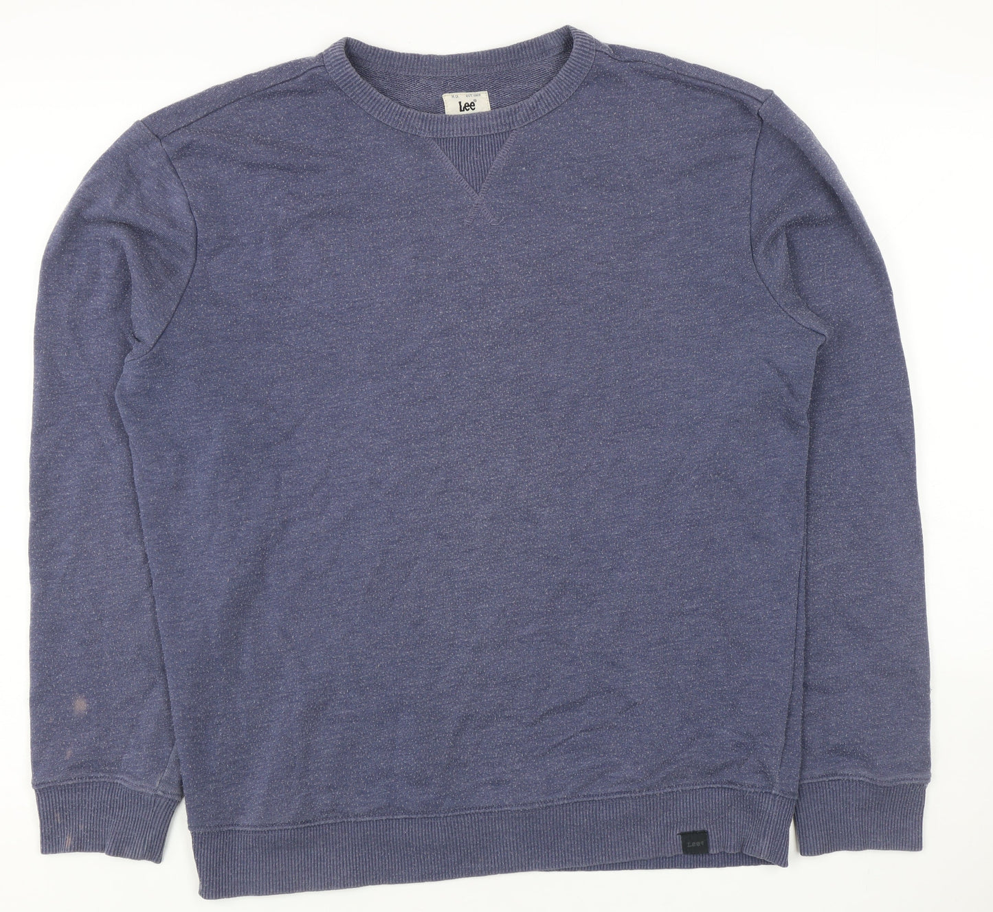 Mens UK Size M Lee Blue Pullover Sweatshirt