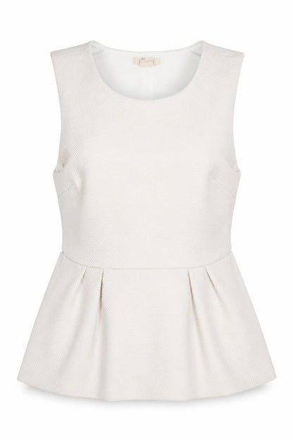 Womens UK Size 8 H&M White Basic Blouse