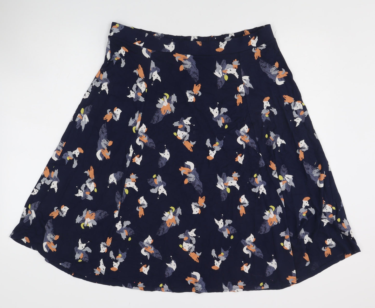 Marks and Spencer Women’s Blue Animal Print Skirt, Size 18