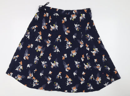 Marks and Spencer Women’s Blue Animal Print Skirt, Size 18