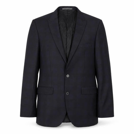 Simon Carter Men's Blue Plaid Slim Fit Blazer Size 40R