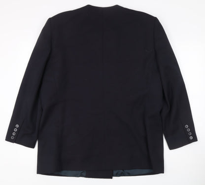 Viyella Women's Black Wool Blazer Size 18 Formal