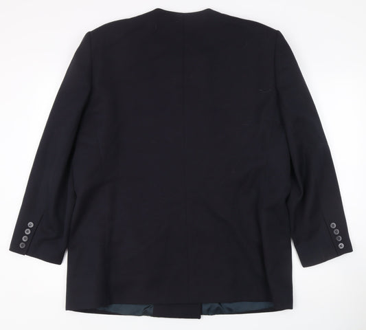 Viyella Women's Black Wool Blazer Size 18 Formal