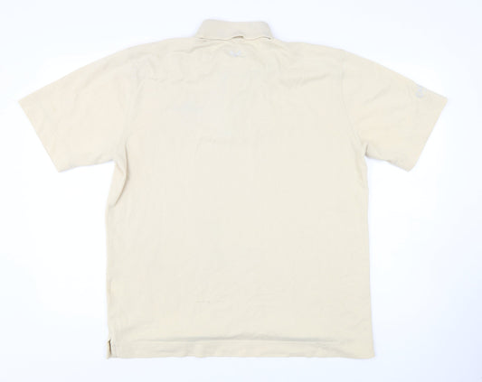 Callaway Men's Beige Golf Polo, Medium