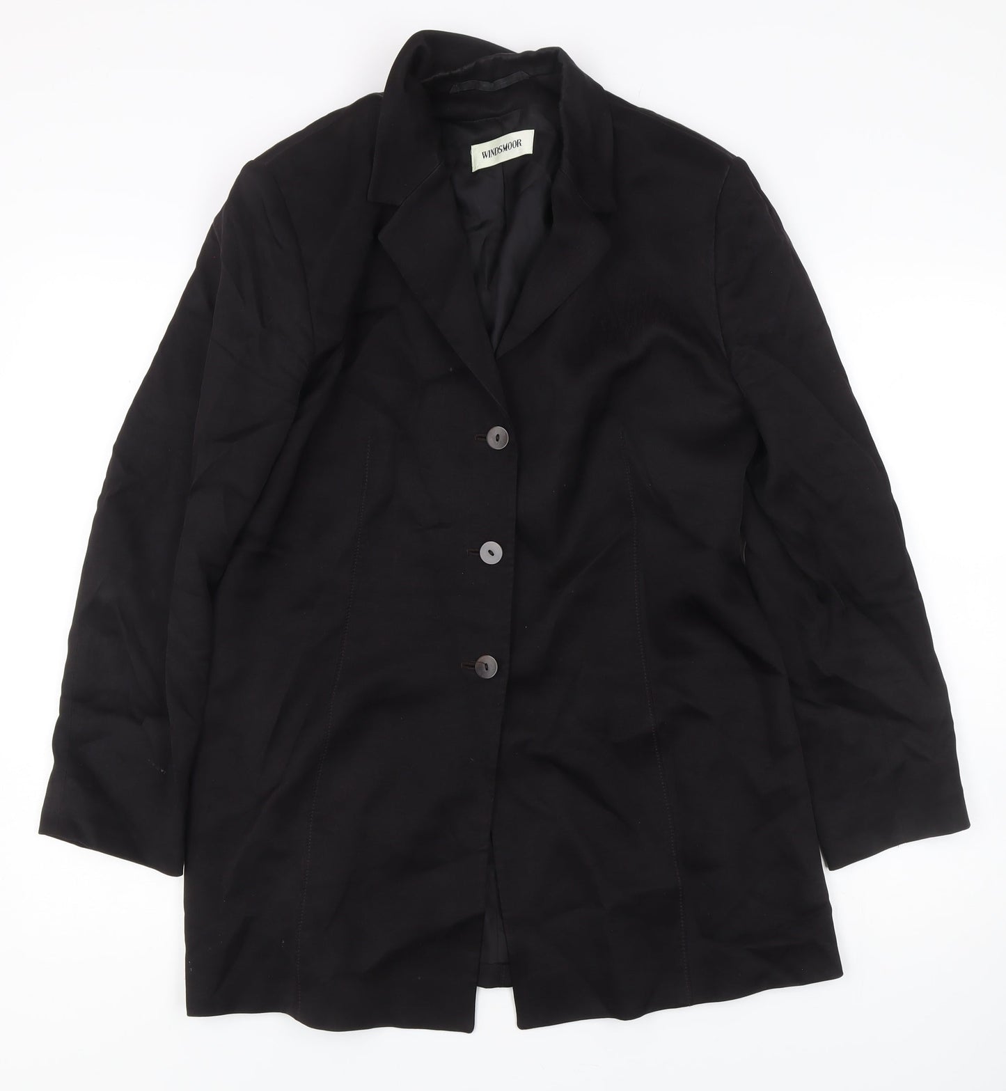 Windsmoor Women's Black Blazer, Size 12, Business