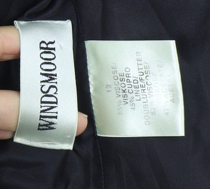 Windsmoor Women's Black Blazer, Size 12, Business