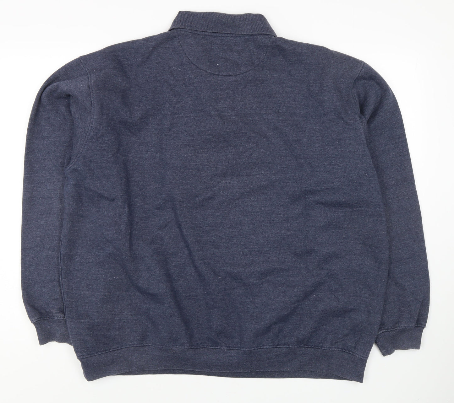 EWM Blue Men's L Long Sleeve Polo Shirt