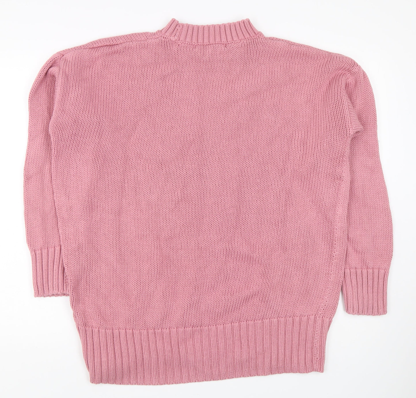 Womens UK Size 14 NEXT Pink Pullover Jumper