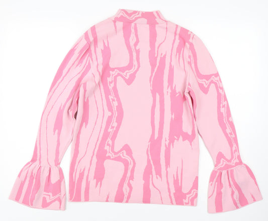 Womens UK Size 14 River Island Pink Pullover Jumper