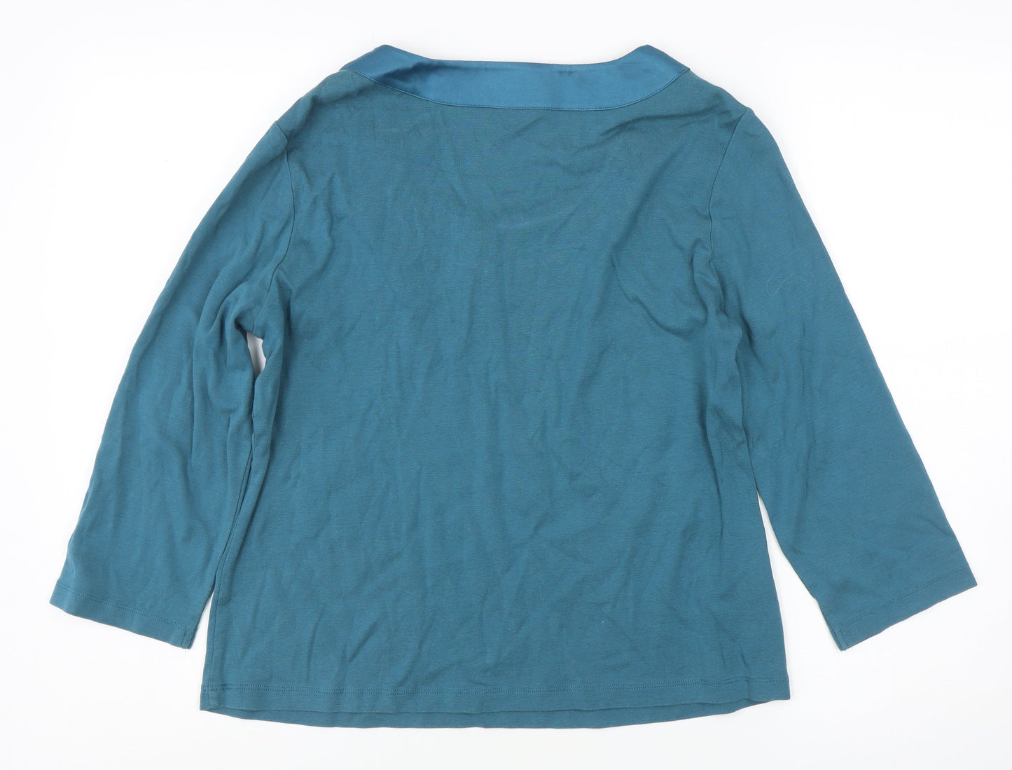 Womens UK Size 10 CC Blue Basic Blouse