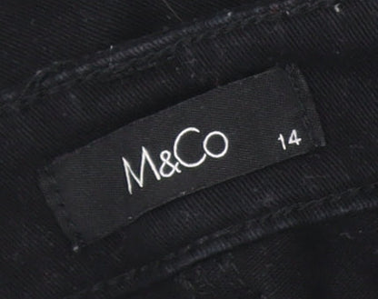 M&Co Women's Black Jeans Size 14