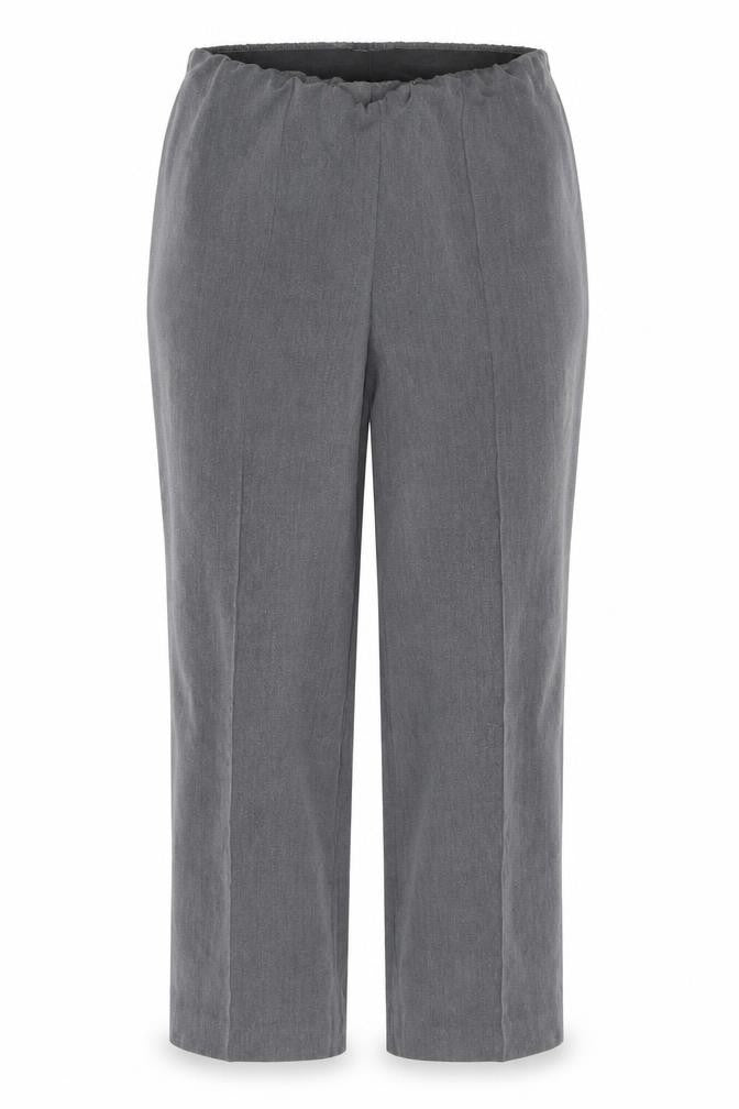 Bonmarché Women's Grey Trousers, Size 14, Regular Fit