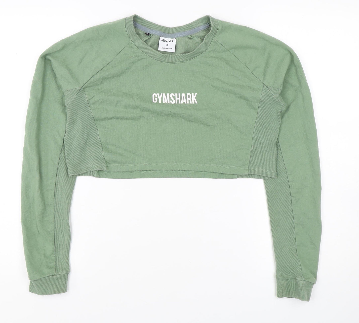 Gymshark Women's Green Pullover Sweatshirt Size S