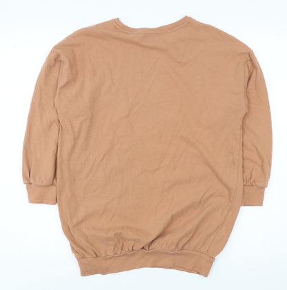 Next Girls Brown Pullover Sweatshirt Size 11 - Graphic Print