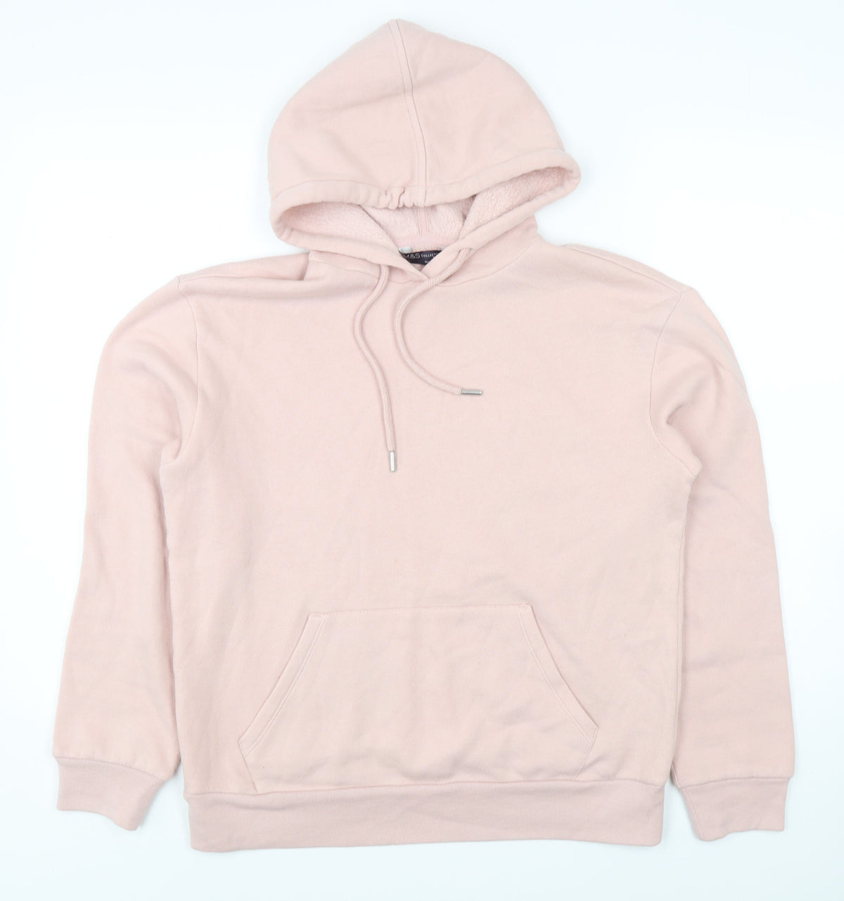 Womens UK Size 10 Marks and Spencer Pink Pullover Hoodie