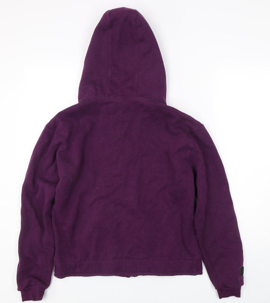 Lonsdale Women's Purple Full Zip Hoodie Size 12