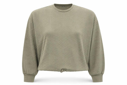 Womens UK Size XS Bershka Green Pullover Sweatshirt