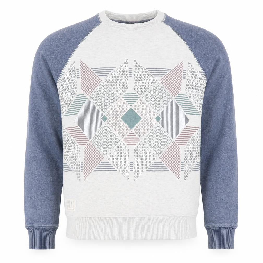 Nanny State Men's Multicoloured Pullover Sweatshirt S
