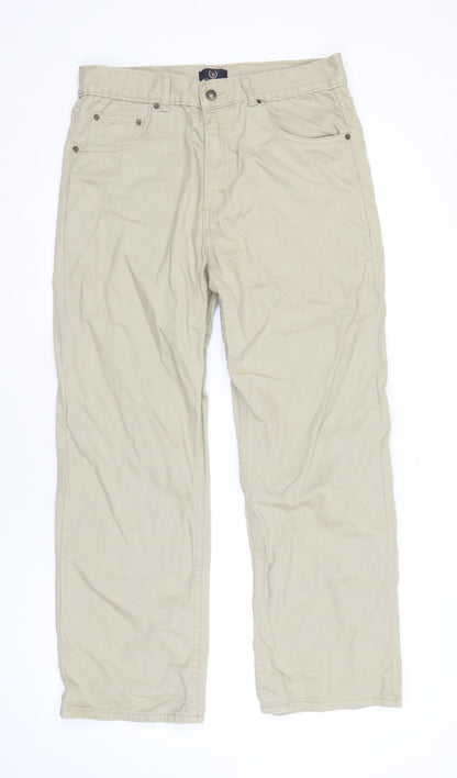 Hutson Harbour Beige Men's Jeans Size 34