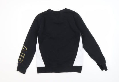 Jordan Boys Black Pullover Sweatshirt 12-13 Years Logo Graphic