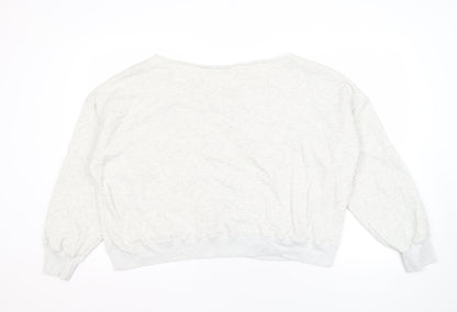 Hollister Women's XL Grey Peanuts Pullover Sweatshirt