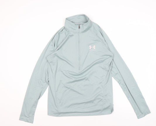 Under Armour Men’s Green Long Sleeve Training Pullover