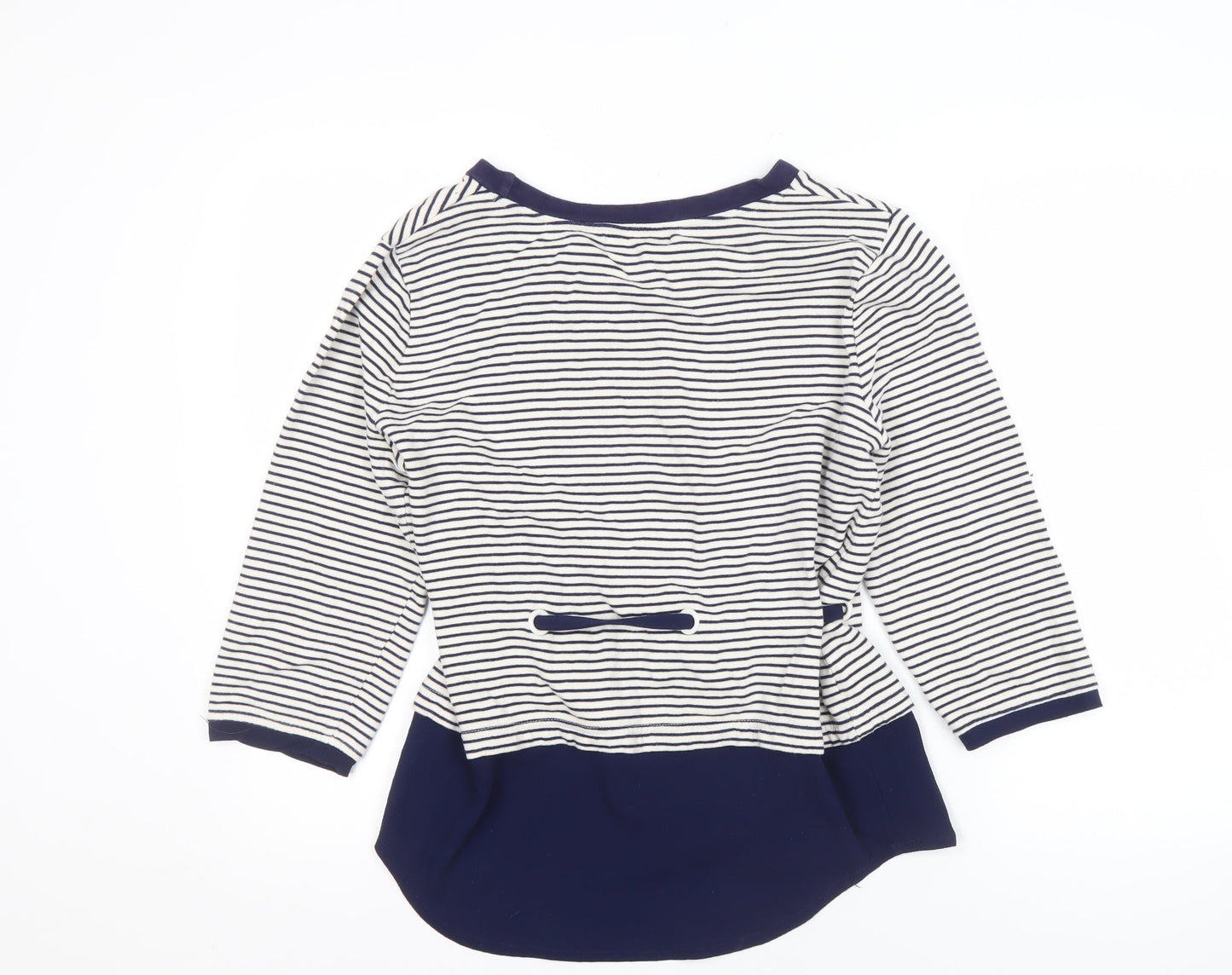 Kaleidoscope Women's Striped 3/4 Sleeve Top