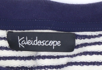 Kaleidoscope Women's Striped 3/4 Sleeve Top