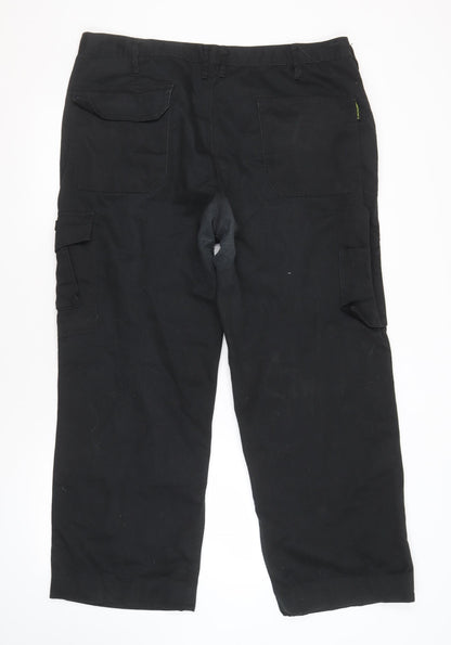 Dunlop Men's Black Cargo Workwear Trousers 38 Regular