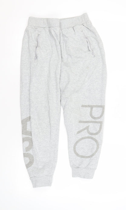 USA Pro Women's Grey Jogger Trousers, Size 10, Gym
